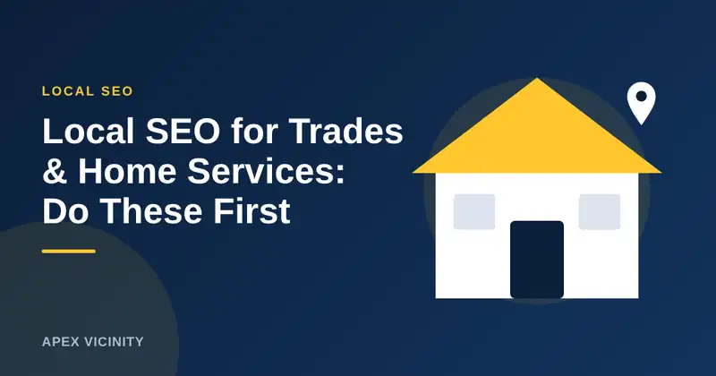 Illustration of local SEO for roofers, HVAC and contractors